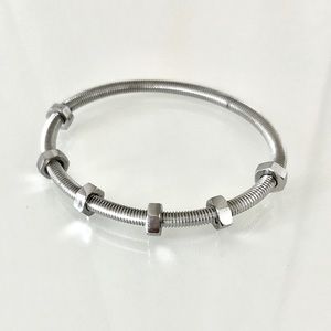 Bolts and Nuts Bracelet Stainless Steel